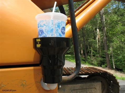 cup holder for skid steer|magnetic cup holder for tractor.